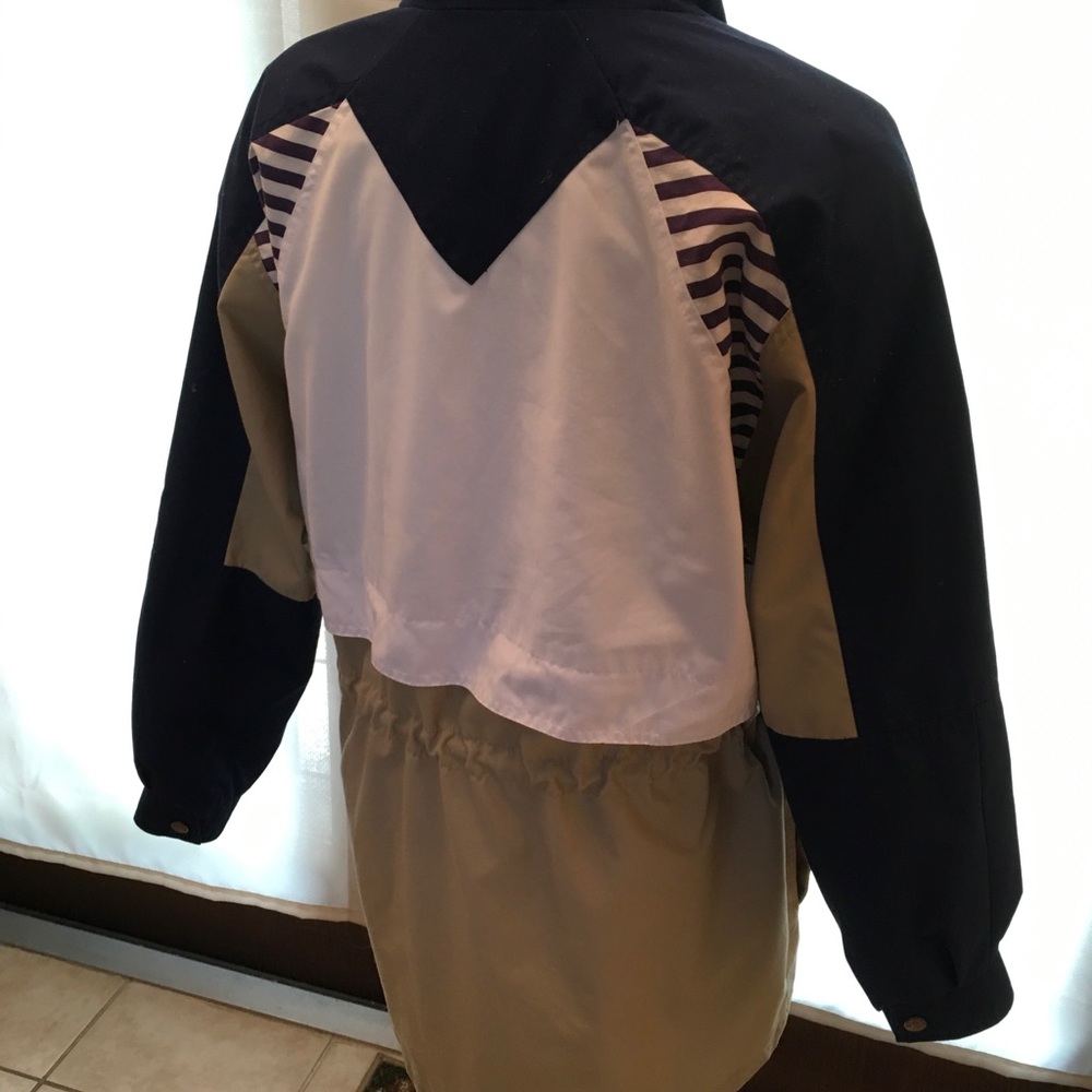 Westport Rain Jacket/Coat Blue & Tan size Med - Picture 9 of 12